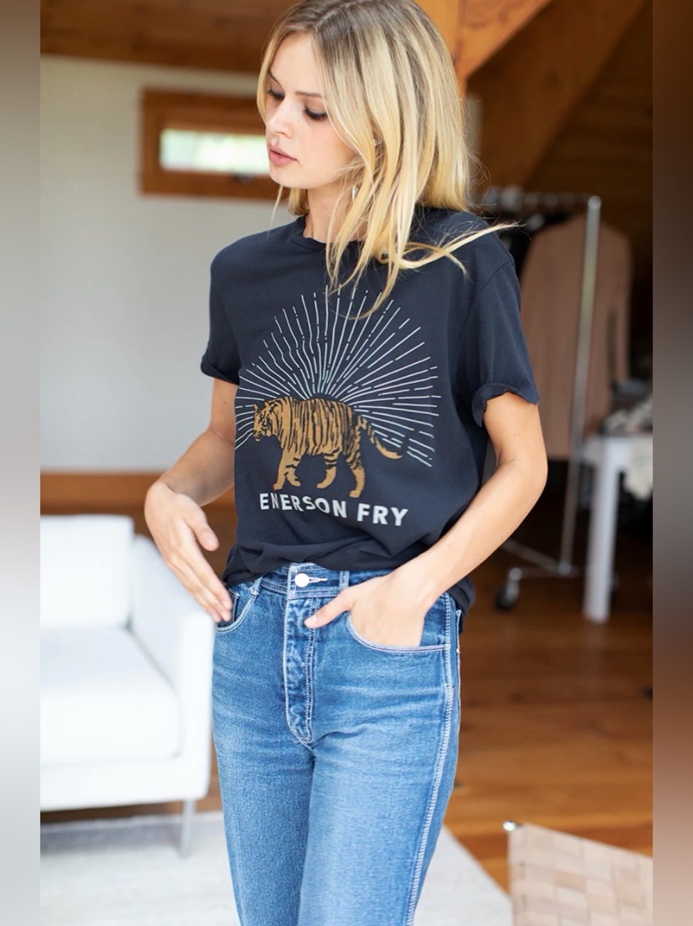 EMERSON FRY The Tiger Tee Smoke Black Tuckernuck S